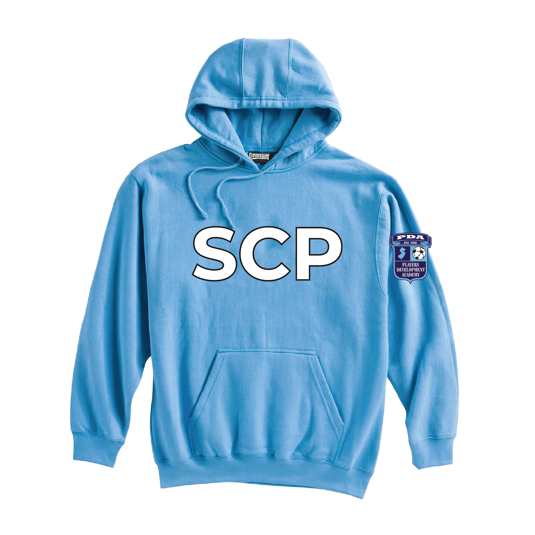 PDA-SCP (Transfer) Pennant Super 10 Hoodie Carolina Blue – Soccer