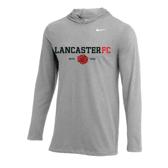 Lancaster FC (Transfer) Nike Long Sleeve Hoodie Tee Grey