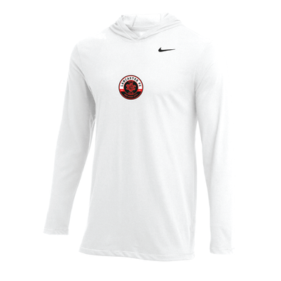 Lancaster FC FAN (Patch) Nike Long Sleeve Hoodie Tee White