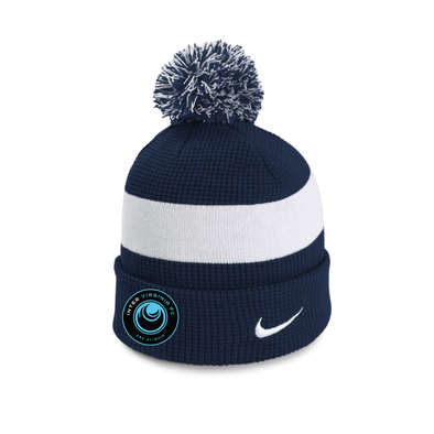 Inter Virginia FC Nike Authentic Pom Beanie Navy/White