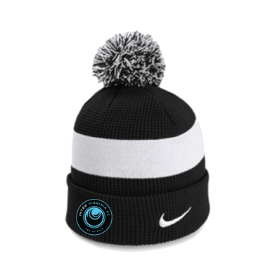 Inter Virginia FC Nike Authentic Pom Beanie Black/White