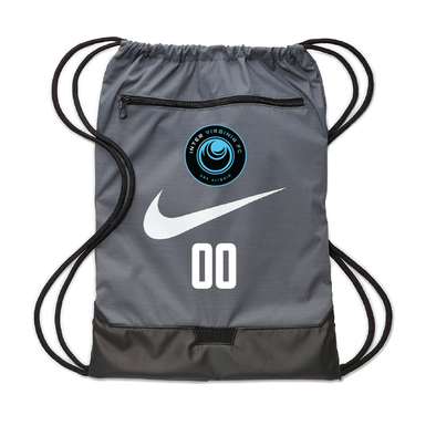 Inter Virginia FC Nike Brasilia String Bag Grey