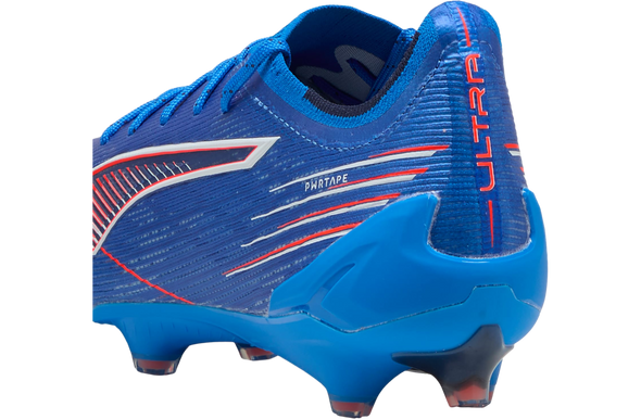 Puma Ultra 6 Ultimate FG Firm Ground Soccer Cleat -Ultra Blue/White/Glowing Red