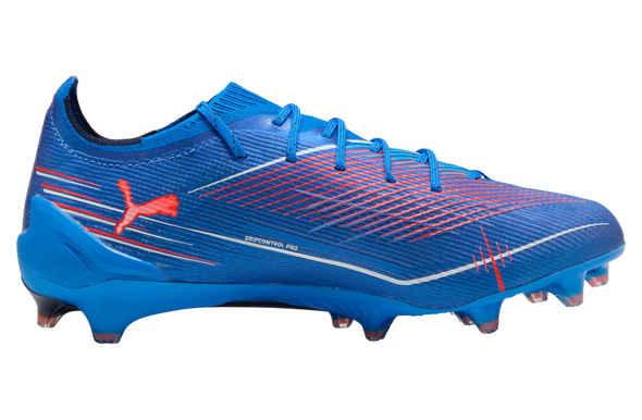Puma Ultra 6 Ultimate FG Firm Ground Soccer Cleat -Ultra Blue/White/Glowing Red