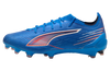Puma Ultra 6 Ultimate FG Firm Ground Soccer Cleat -Ultra Blue/White/Glowing Red