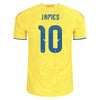 Men's Authentic adidas James Colombia Home Jersey 2026 - Ships by 12/10