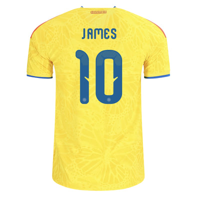 Men's Authentic adidas James Colombia Home Jersey 2026 - Ships by 12/10