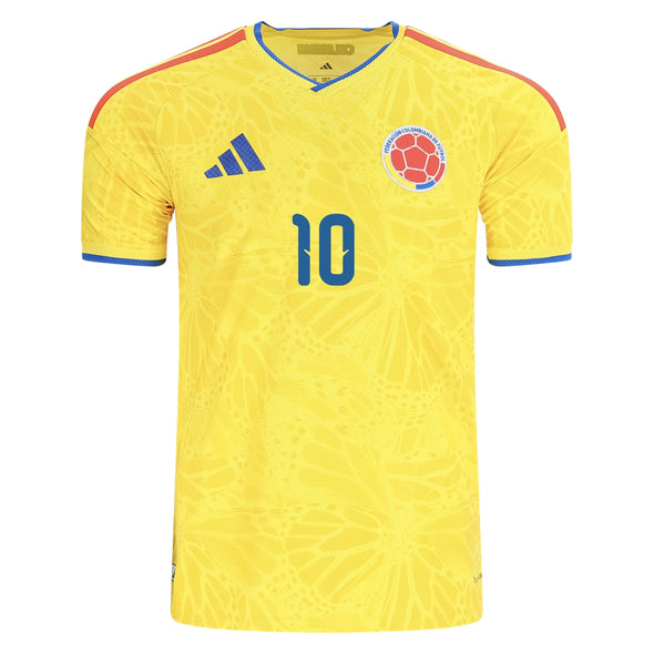 Men's Authentic adidas James Colombia Home Jersey 2026 - Ships by 12/10