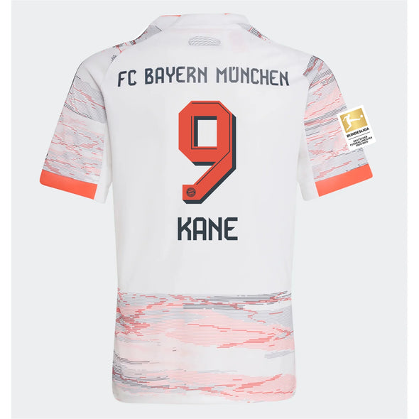 Kid's Replica adidas Kane Bayern Munich Away Jersey 25/26
