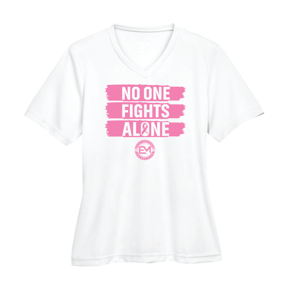 EMSC Competitive Awareness No One Fights Alone SS T-Shirt-White