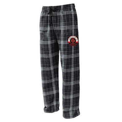 Lancaster FC FAN Flannel Plaid Pajama Pant Black/White