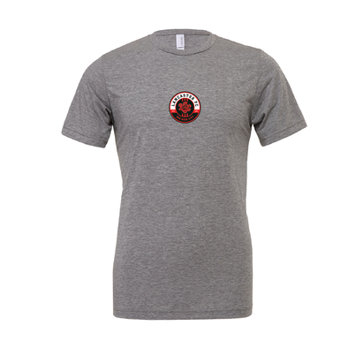 Lancaster FC FAN(Patch) Bella + Canvas Short Sleeve Triblend T-Shirt Grey