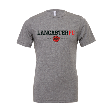 Lancaster FC FAN (Club Name) Bella + Canvas Short Sleeve Triblend T-Shirt Grey