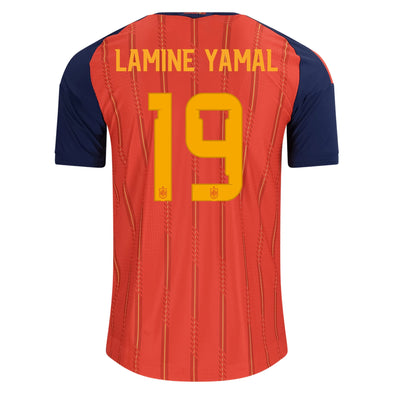 Men's Authentic adidas Lamine Yamal Spain Home Jersey 2026 - Ships by 12/10