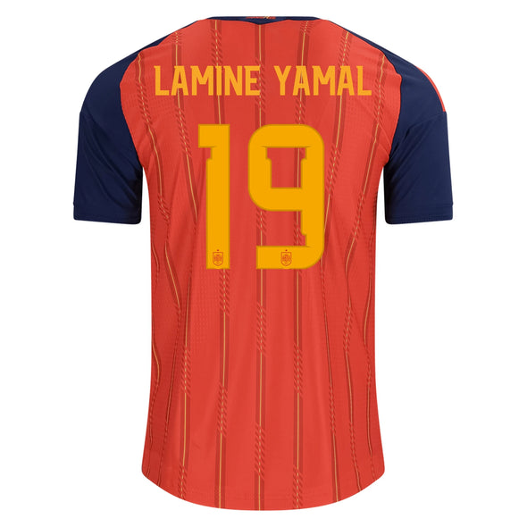 Men's Authentic adidas Lamine Yamal Spain Home Jersey 2026 - Ships by 12/10