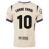 Men's Authentic Nike Lamine Yamal Barcelona Away UCL Jersey 25/26