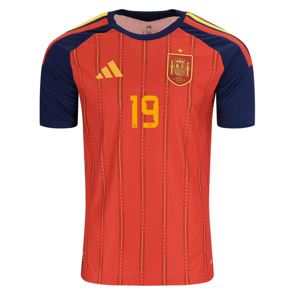 Men's Authentic adidas Lamine Yamal Spain Home Jersey 2026 - Ships by 12/10