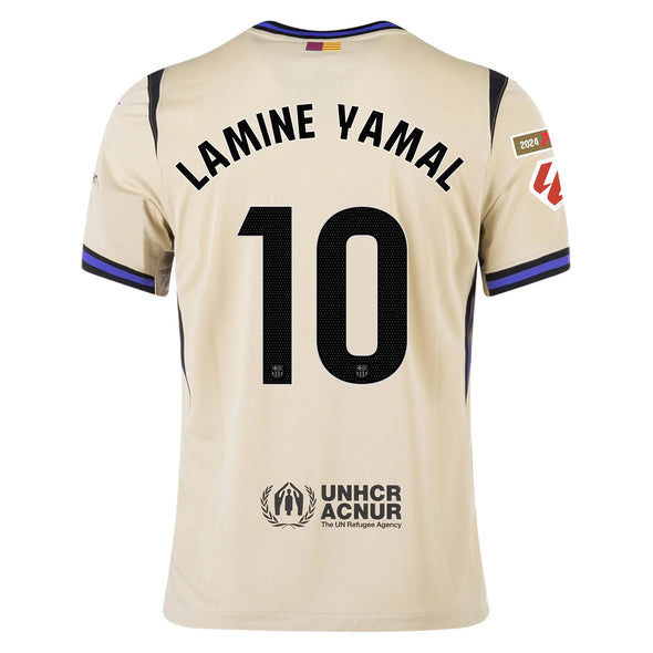 Men's Replica Nike Lamine Yamal Barcelona Away Jersey 25/26