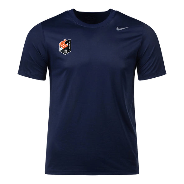 Lancaster Inferno Nike Legend Short Sleeve Shirt Navy