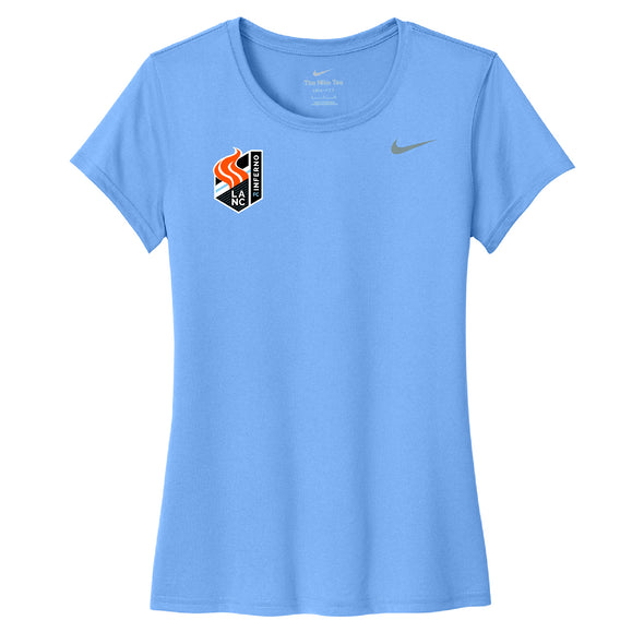 Lancaster Inferno FC Nike Legend SS Shirt Light Blue