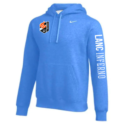 Lancaster Inferno FC Nike Club Hoodie Light Blue