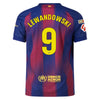 Men's Authentic Nike Lewandowski Barcelona Home Jersey 25/26