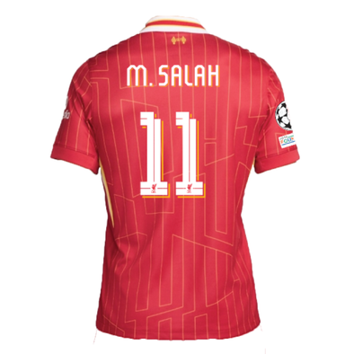 Men's Replica Nike Salah Liverpool Home Jersey 24/25- UCL