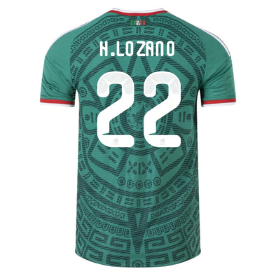 Men's Authentic adidas H.Lozano Mexico Home Jersey 2026 - Ships by 12/10