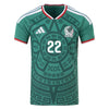 Men's Authentic adidas H.Lozano Mexico Home Jersey 2026 - Ships by 12/10