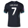 Kid's Replica Nike Luis Diaz Liverpool Away Jersey 24/25