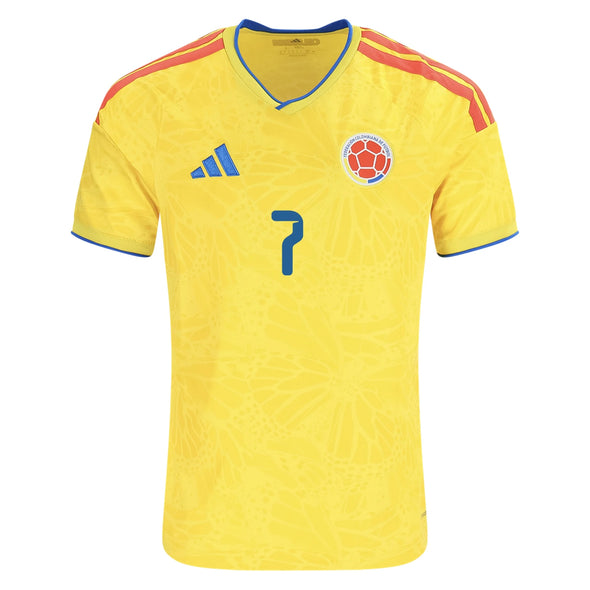 Kid's Replica adidas Luis Diaz Colombia Home Jersey 2026 - Ships by 12/10