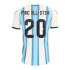 Men's Authentic adidas Mac Allister Argentina Home Jersey 2026 - Ships by 12/10