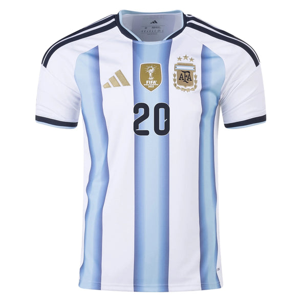 Womens's Replica adidas Mac Allister Argentina Home Jersey 2026 - Ships by 12/10