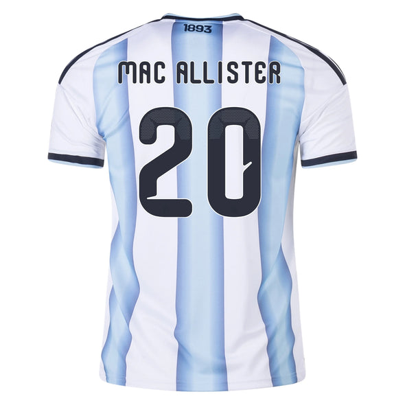 Womens's Replica adidas Mac Allister Argentina Home Jersey 2026 - Ships by 12/10