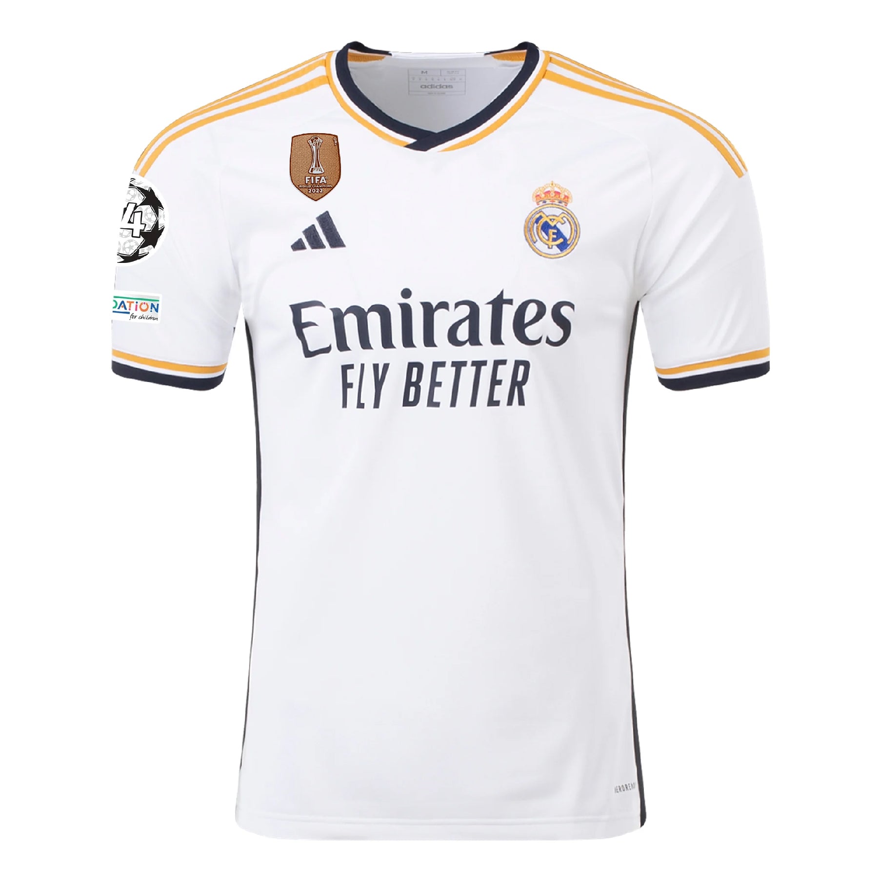 Adidas Real Madrid Home Jersey 23/24 - White - Size S