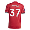 Men's Authentic adidas Mainoo Manchester United Home Jersey 25/26