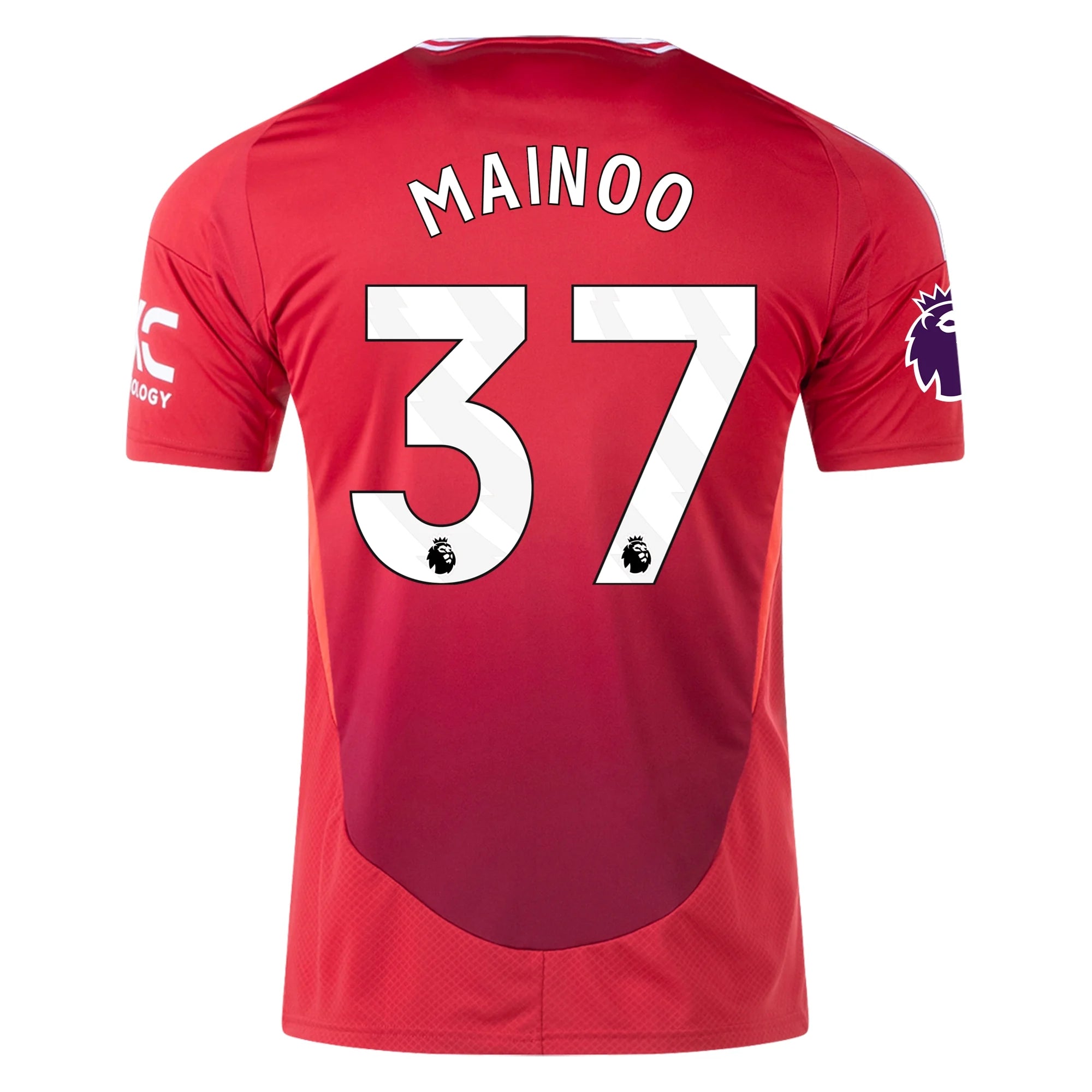 Men's Authentic adidas Mainoo Manchester United Home Jersey 24/25 Men's Authentic adidas Mainoo Manchester United Home Jersey 24/25