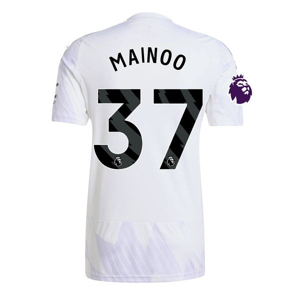 Men's Replica adidas Mainoo Manchester United Away Jersey 25/26