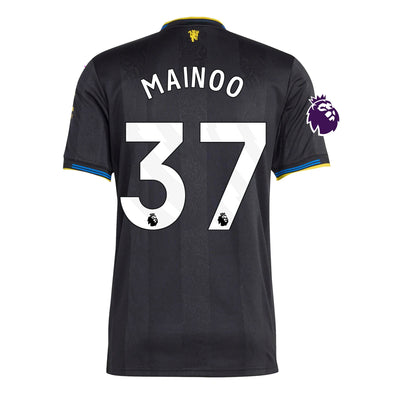 Men's Authentic adidas Mainoo Manchester United Third Jersey 25/26