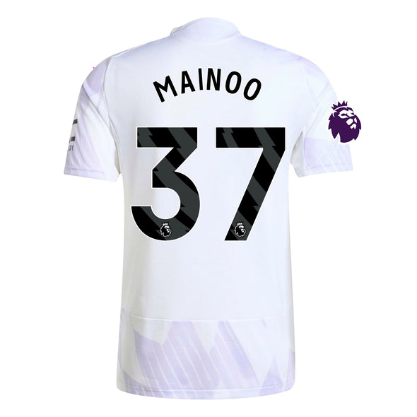 Men's Authentic adidas Mainoo Manchester United Away Jersey 25/26