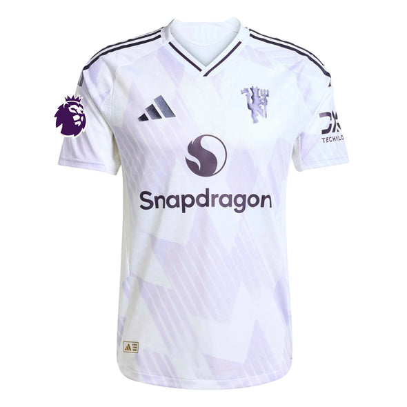 Men's Authentic adidas B.Fernades Manchester United Away Jersey 25/26