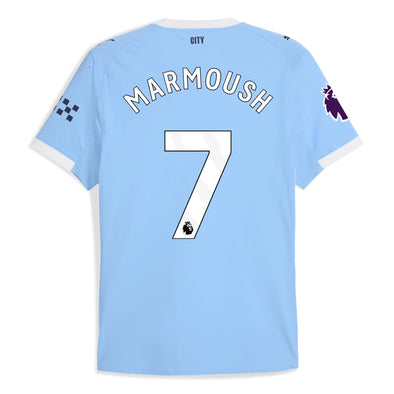 Men's Authentic Puma Marmoush Manchester City Home Jersey 25/26