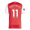 Men's Replica adidas Martinelli Arsenal Home Jersey 25/26