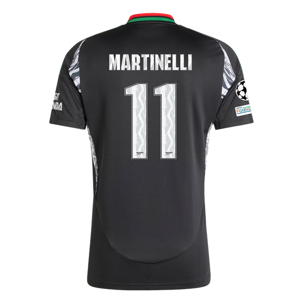 Kid's Replica adidas Martinelli Arsenal Away Jersey 24/25- UCL