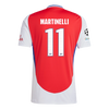 Men's Authentic Adidas Martinelli Arsenal Home Jersey 24/25- UCL