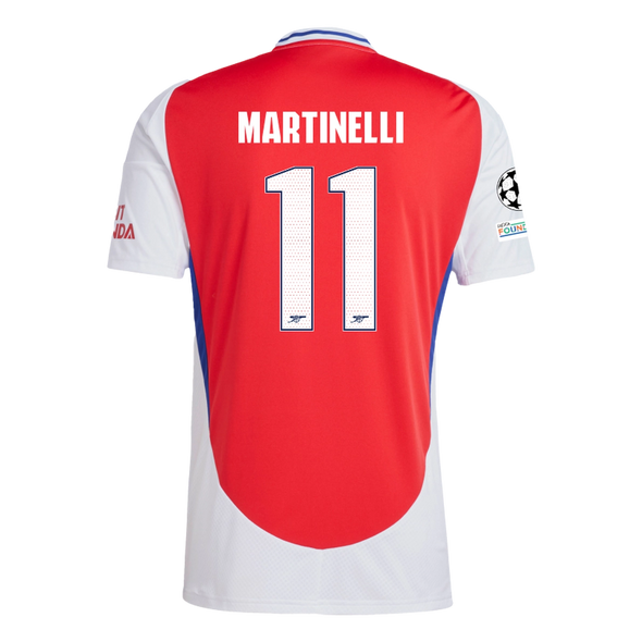 Men's Authentic Adidas Martinelli Arsenal Home Jersey 24/25- UCL