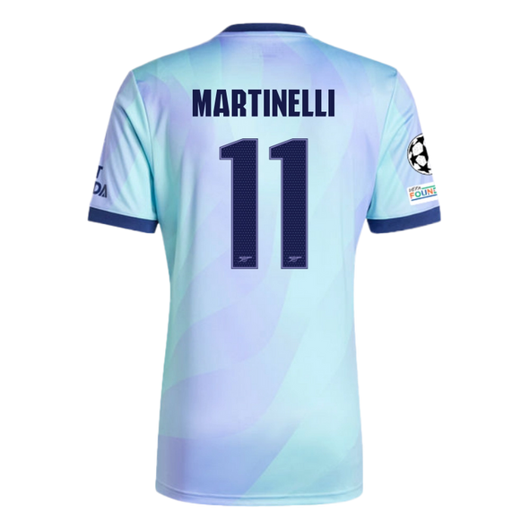 Men's Authentic adidas Martinelli Arsenal Third Jersey 24/25- UCL