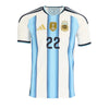 Men's Authentic adidas L. Martinez Argentina Home Jersey 2026 - Ships by 12/10