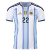 Kid's Replica adidas L. Martinez Argentina Home Jersey 2026 - Ships by 12/10