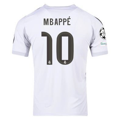 Men's Replica adidas Mbappe Real Madrid Home Jersey 25/26